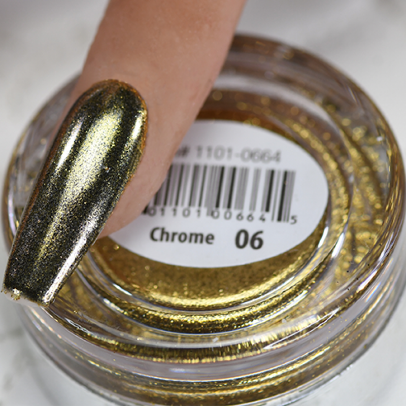 Cre8tion Chrome Nail Art Effect, 06, Gold, 1g 